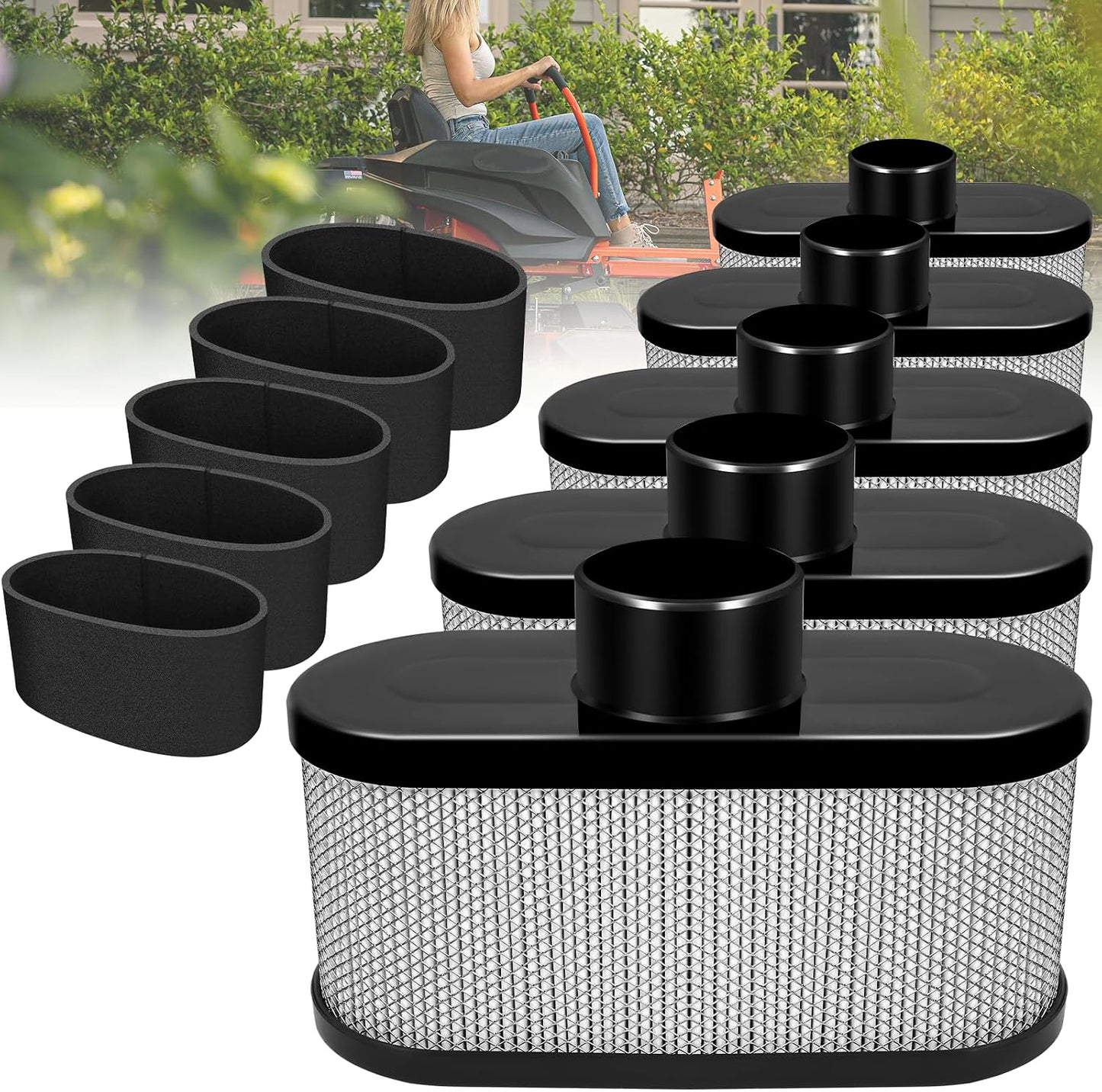 5 Filtros Aire Comp Kawasaki FR691V FR651V FR730V