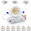 Iluminación LED empotrada 3pulg ajustable 2700K-5000K