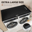 Cubiertas lavadora/secadora 54x27.5" antiderrap negro