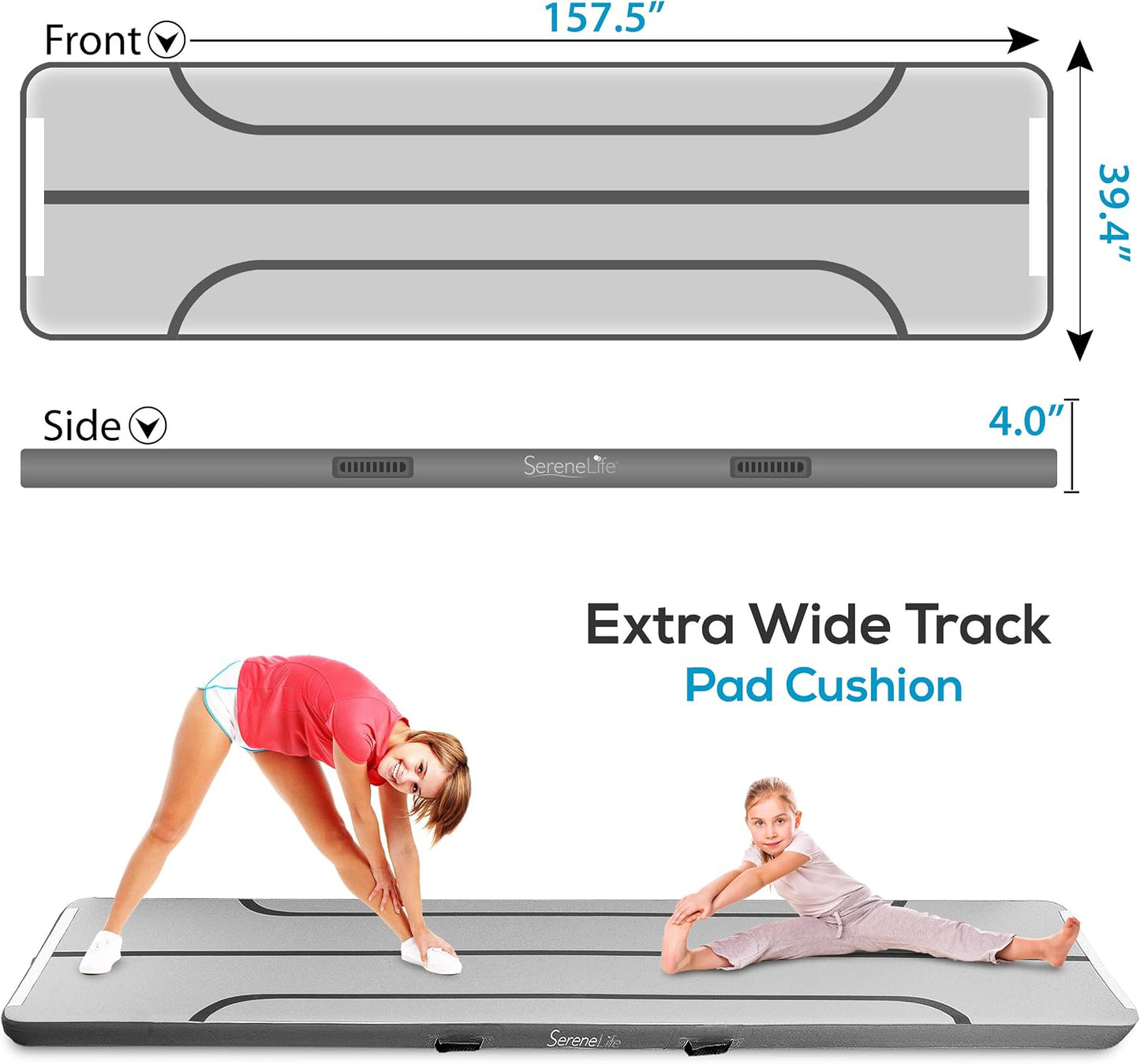 Colchoneta inflable para gimnasia