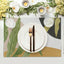 Set 4 Manteles Lino Hojas Palma Tropical Verano Antiderrap