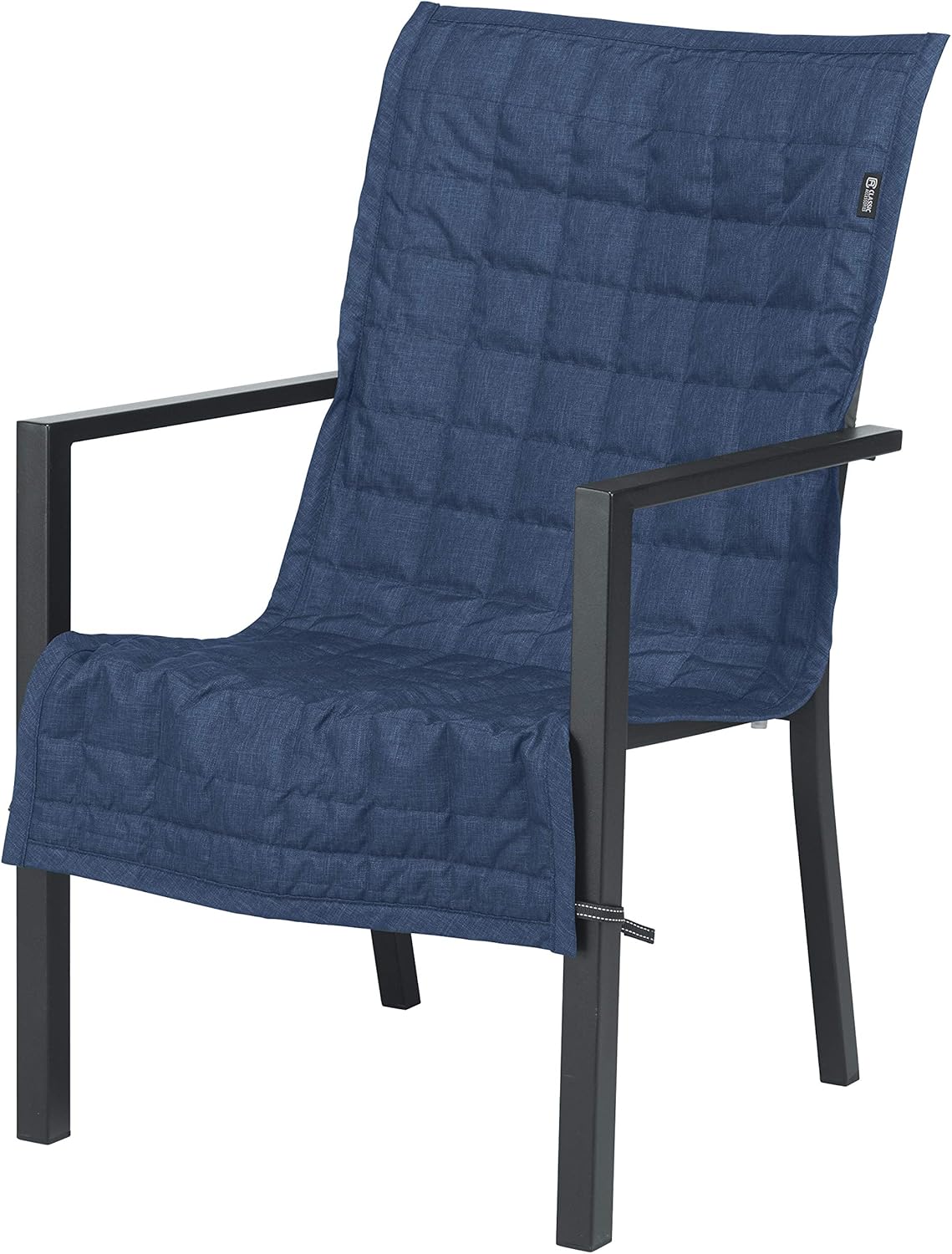 Funda silla patio 45" resistente agua color índigo