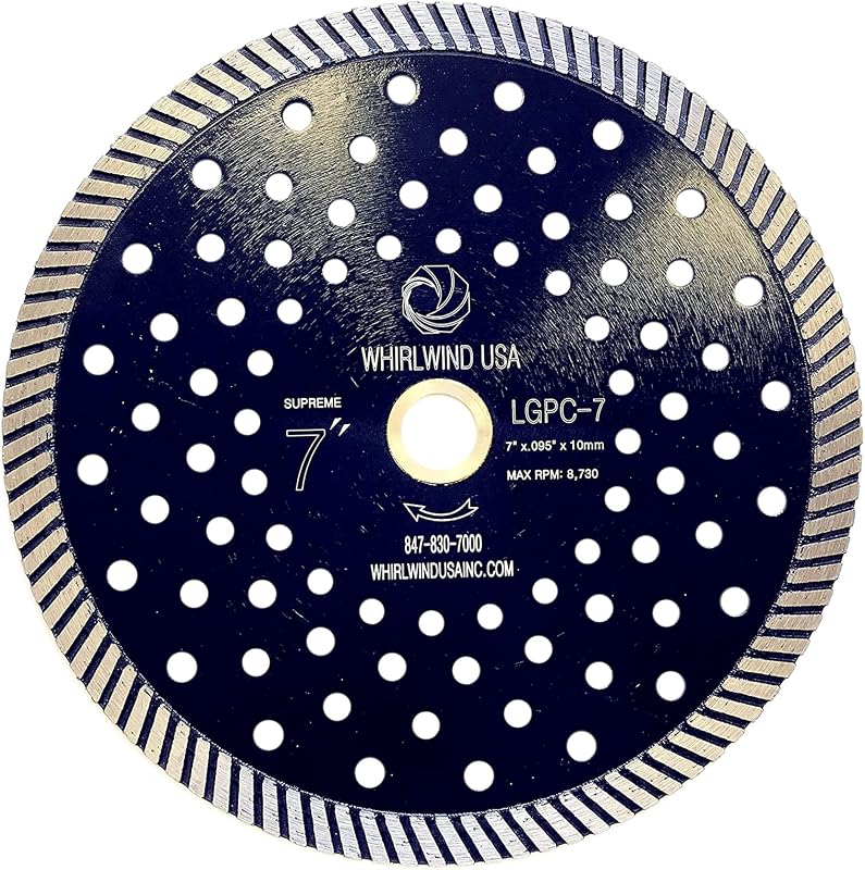 Discos diamante turbo para corte granito 7pulg