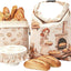 2 Pzas Bolsa Cera Abejas 18x13pulg Reutilizable