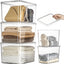 Set cubos plástico con tapa organiz. cocina