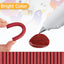 Barra pegamento termofusible rojo purpurina 48uds EVA 0.43pulg