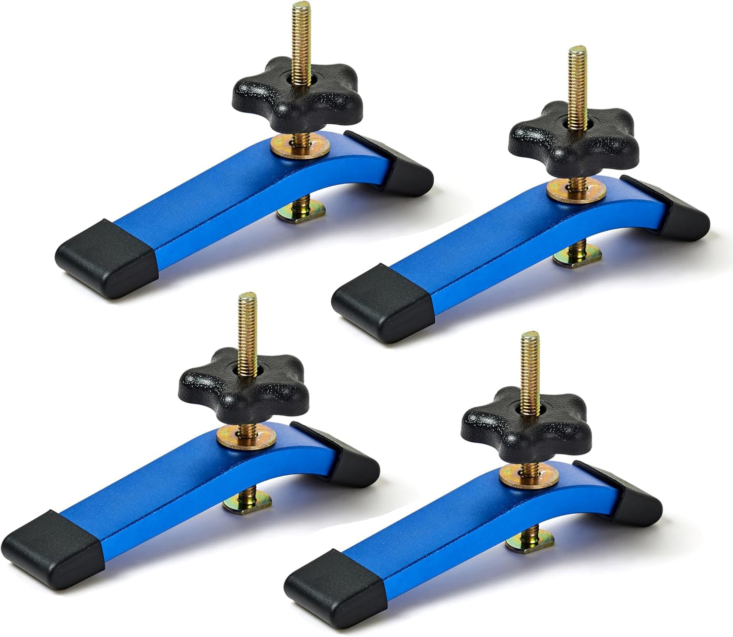 Abrazaderas T de aluminio 6063 anodizado 16,2x3,2cm