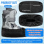 2 Fundas Botas Aire Protección Tobillo Impermeable Negro XL