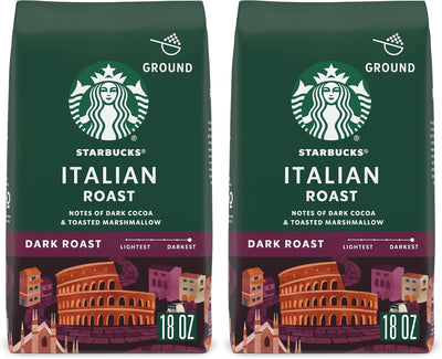 Café molido Starbucks tostado oscuro 18oz paquete 2