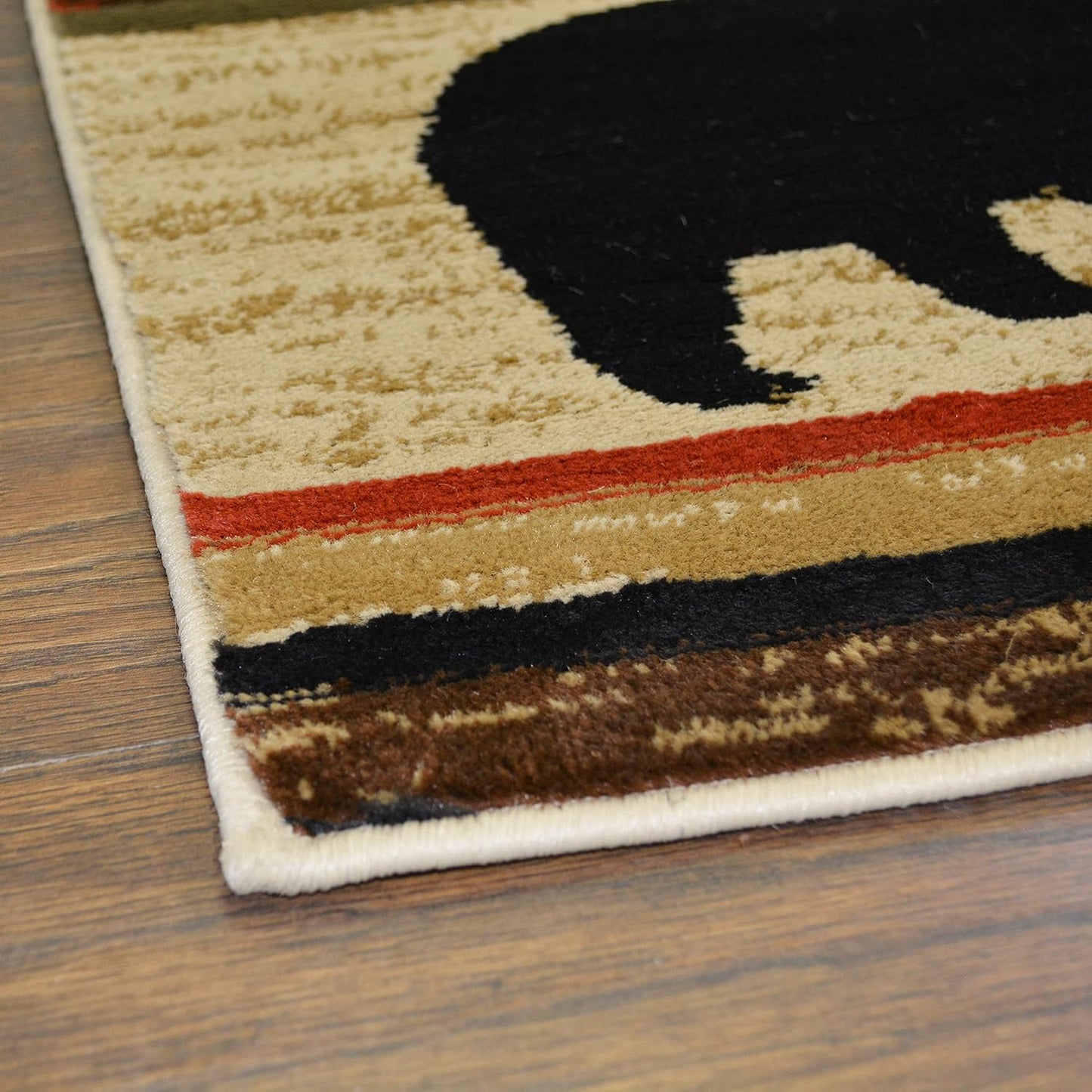 Alfombra lodge 5x7ft 3x7pulg multicolor