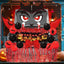 37 Pzas Decoración Halloween Coche Vampiro Arco Globo Borla