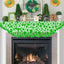 Bufanda trébol verde para chimenea San Patricio encaje irlandés