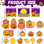 18 kits decoración Halloween para automóvil calabaza Jesús