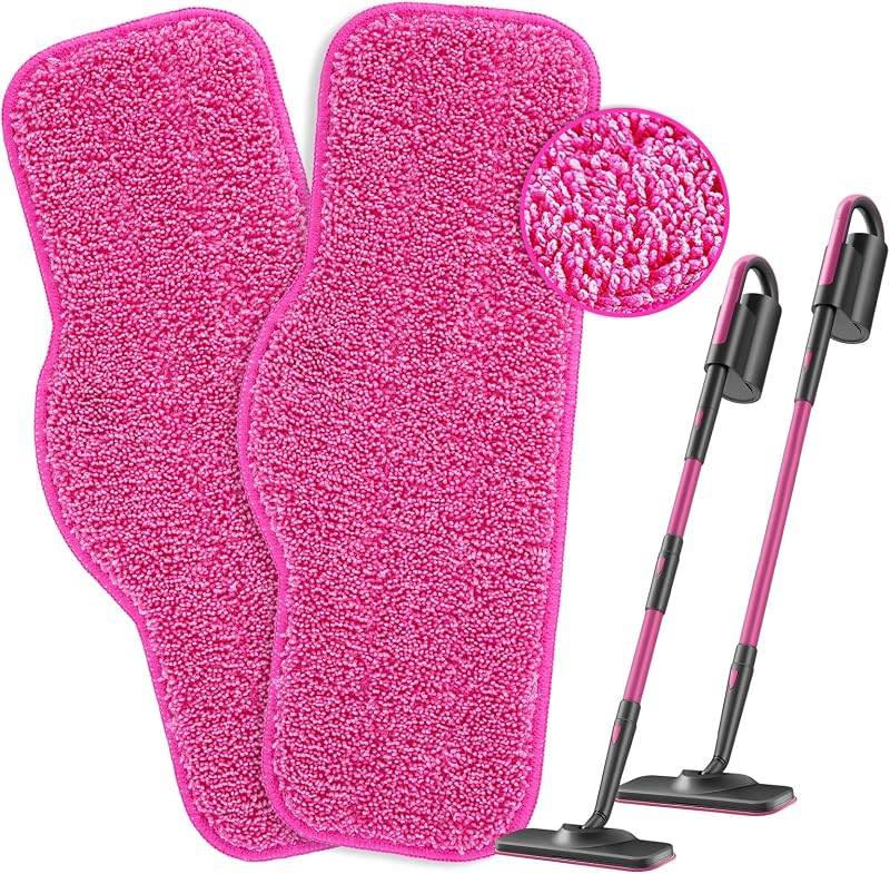 Almohadillas microfibra trapeador vapor comp 7en1 paq 2