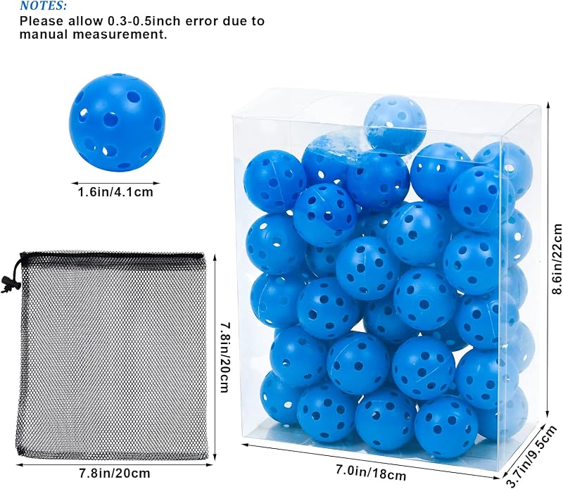 Pelotas golf plástico práctica swing con bolsa malla