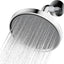 Cabezal ducha lluvia ajustable 6pulg antiobstrucción cromo