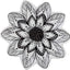 Plato para baratijas de flores 1 Uds