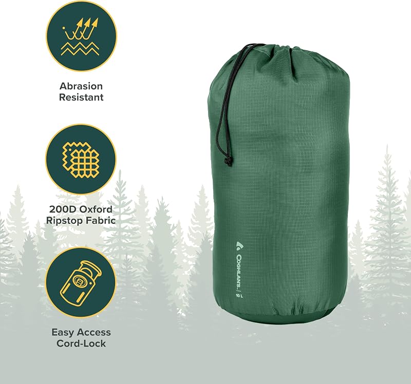 Bolsas de almacenamiento para camping y viaje ligero de Coghlan