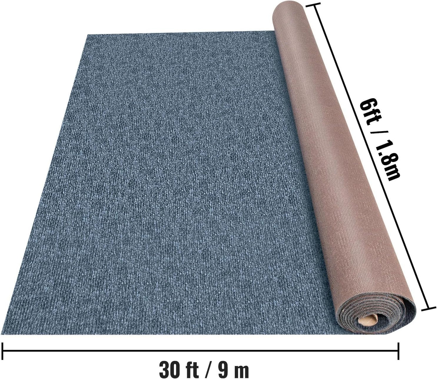 Alfombra marina gris 6x29.5ft impermeable barcos