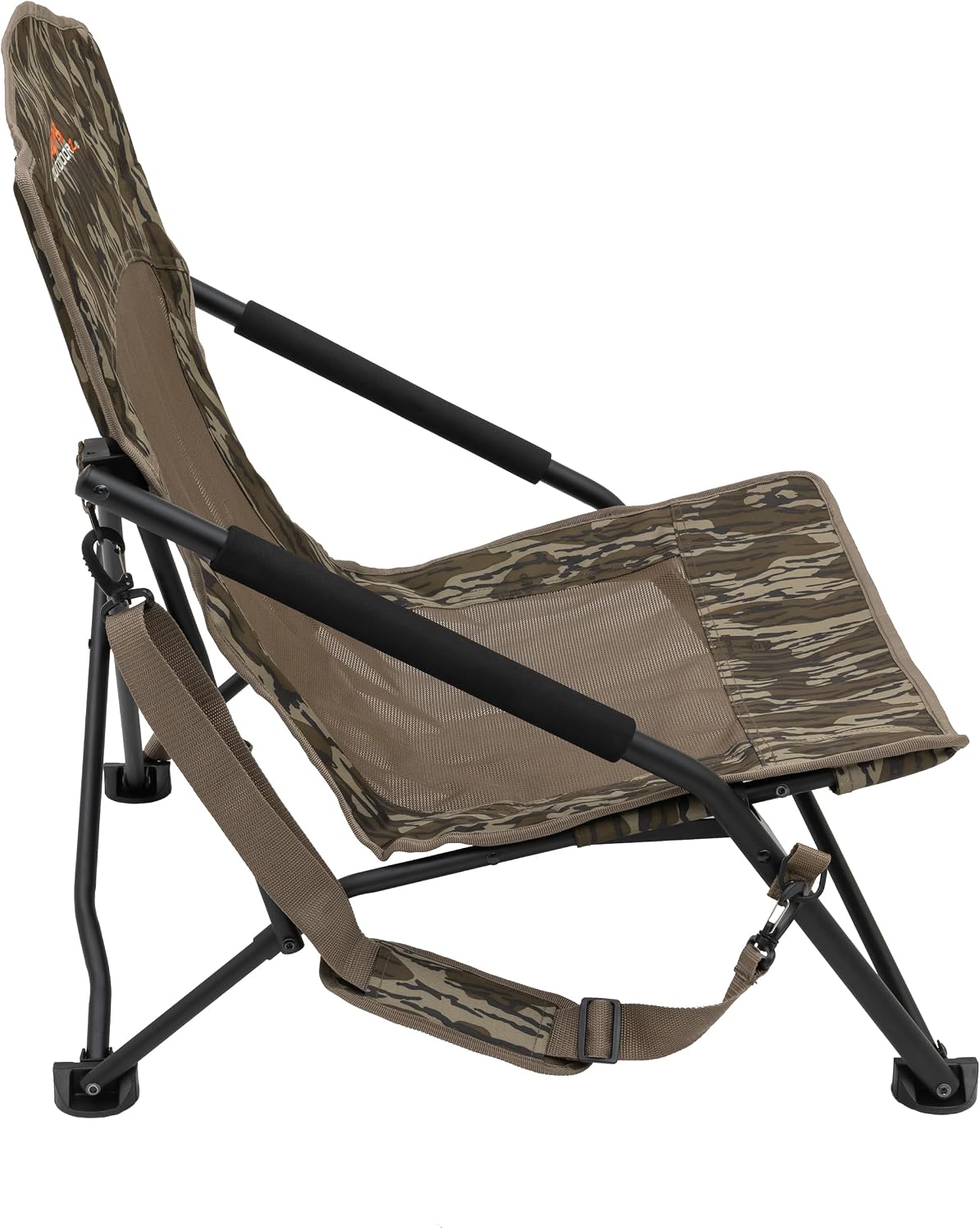 Silla caza pavo plegable camuflaje musgoso roble acero