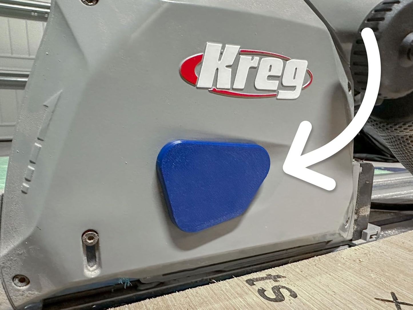 Cubierta antipolvo para árbol sierra pista Kreg