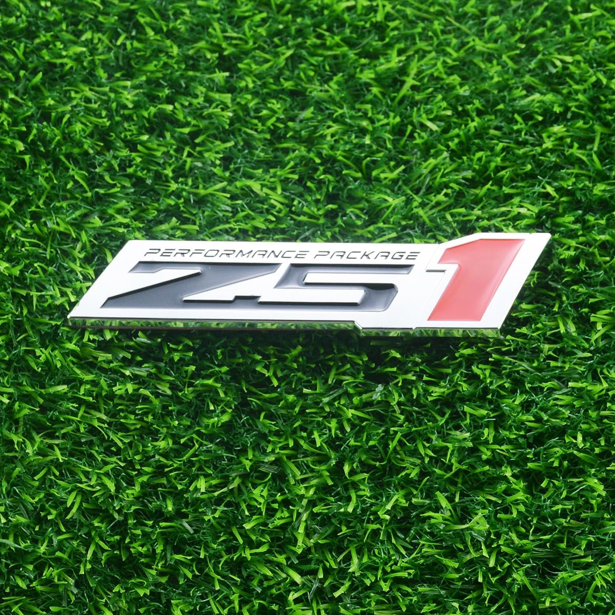 2 Pzas Emblemas Z51 Capó 3D Cromo Rojo