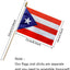 12 Banderas Puerto Rico 5x8"