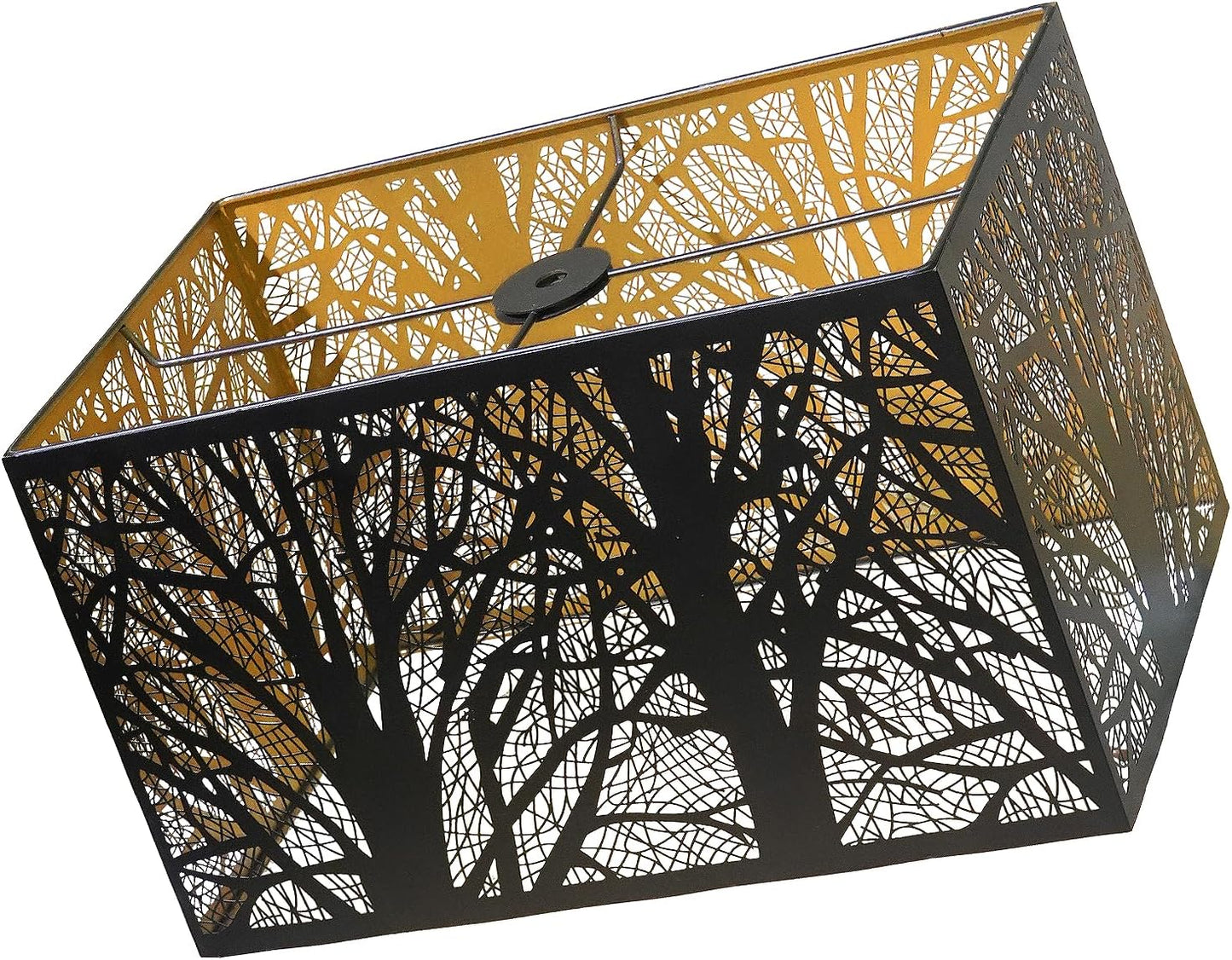 Pantalla decorativa lámpara metal diseño árbol 6.8x12.5x8