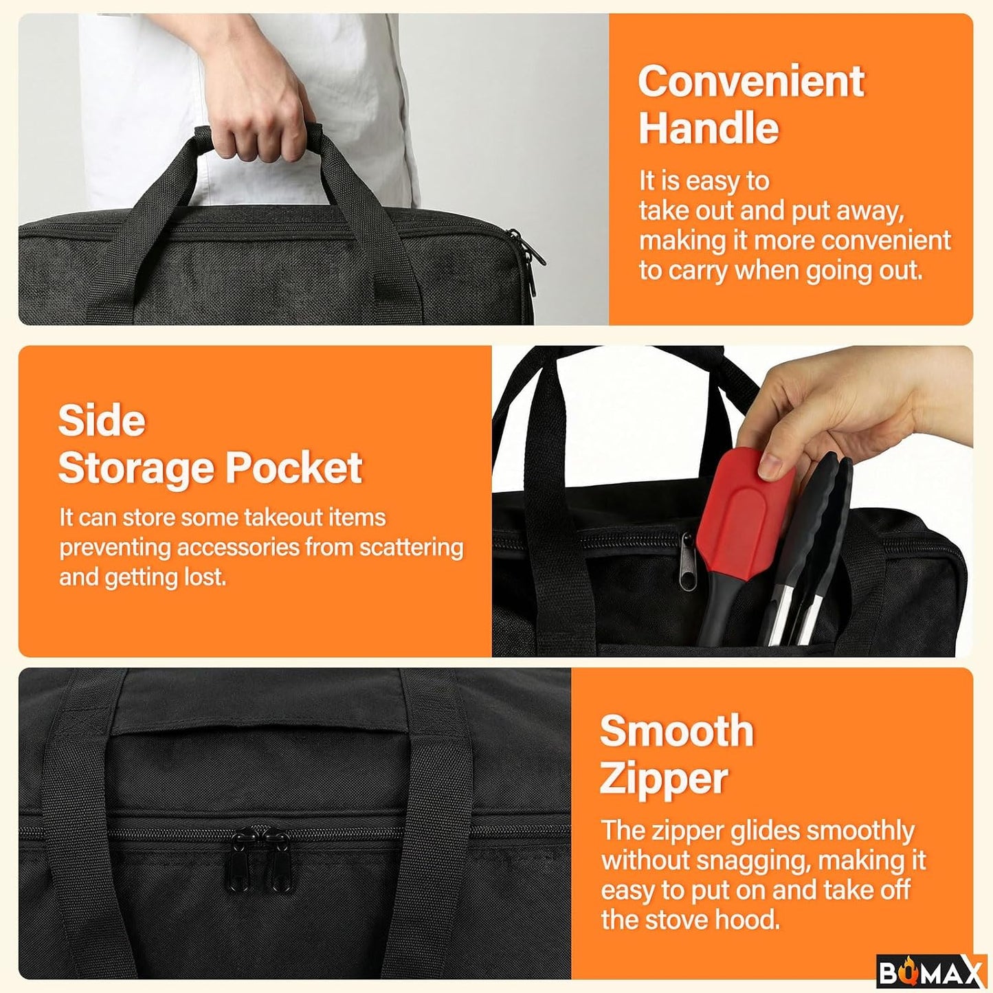 Bolsa transporte plancha Blackstone 17/22 con capucha