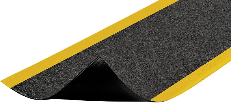 Alfombrilla antifatiga 2x60pulg bordes biselados pedregosa