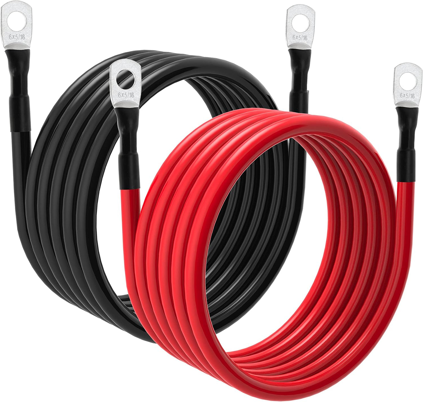 Cable batería 6 AWG cobre estañado para inversor solar RV