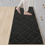 Alfombras cocina antideslizantes 20x59pulg color negro