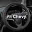 Funda volante Chevy 14.5-15" cubierta línea negra