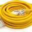 Cable extensión 25 pies impermeable exterior con tierra