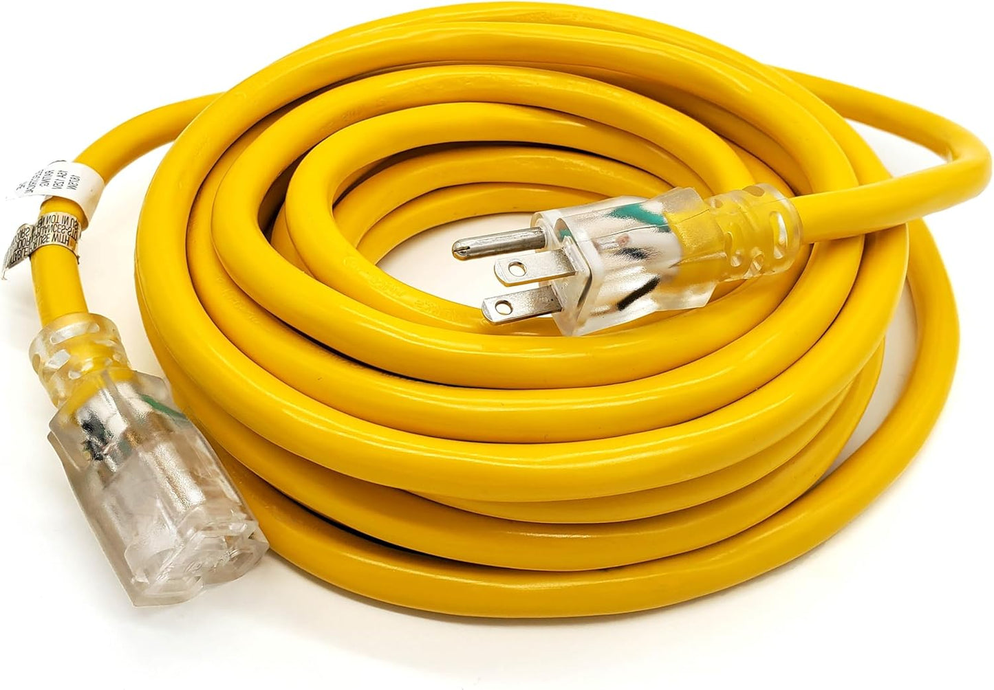 Cable extensión 25 pies impermeable exterior con tierra