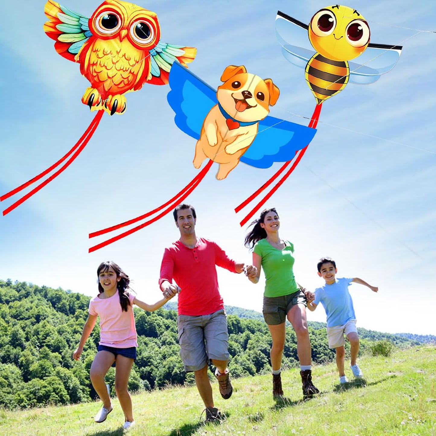 Cometa animales diseño lindo para niños y adultos