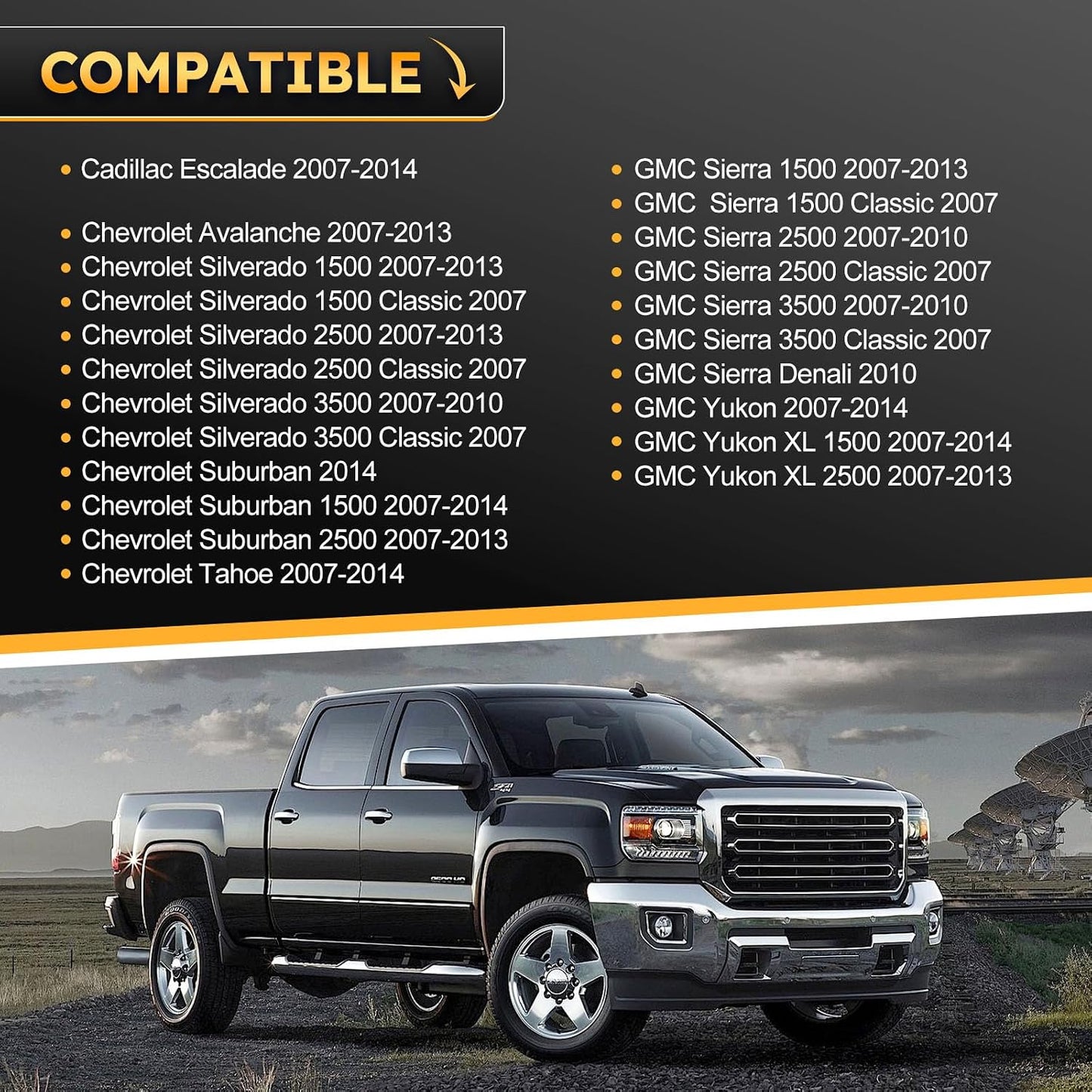 Kit manguera refrigerante radiador 07-14 Escalade Sierra Yukon