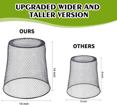 24 Cloches Metal 14x14pulg Protección Jardín Con Estacas