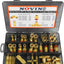 Kit 36 Pzas Accesorios Freno Aire DOT Latón 1/4 3/8 1/2