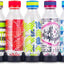 Set 5 botellas agua reutiliz. 20oz sin BPA con bandeja