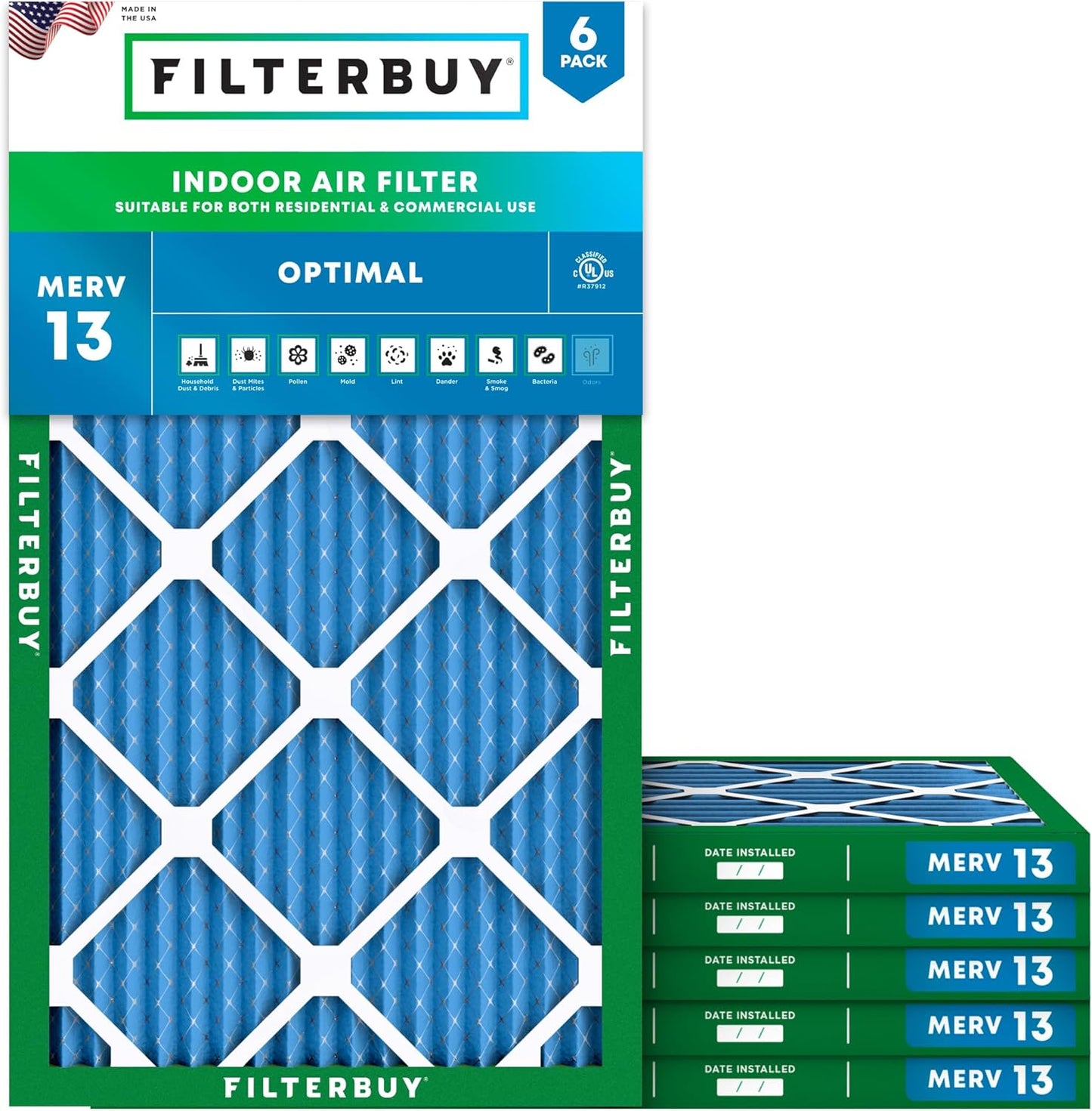 Filtros aire AFB MERV 13 pack 6