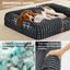 Cama ortopédica perro grande con cojín felpa y funda sintética