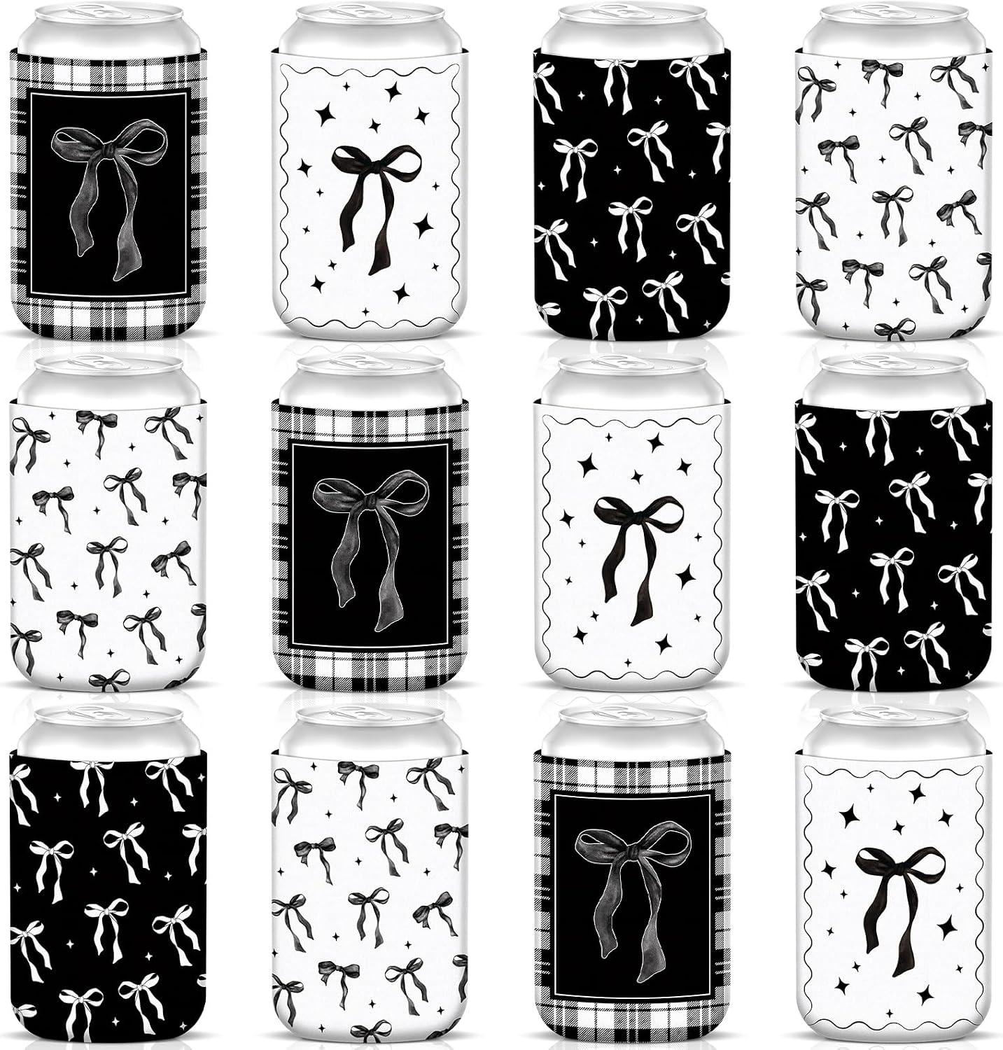 12 fundas neopreno para latas 12oz aislador bebidas