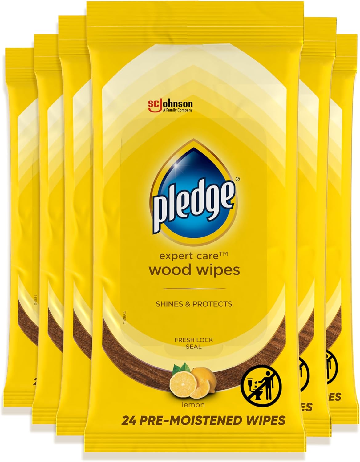 Toallitas mejoradoras madera aroma limón 144uds