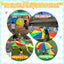 Set paracaídas niños 8-20 pies para 8-12 años fiesta