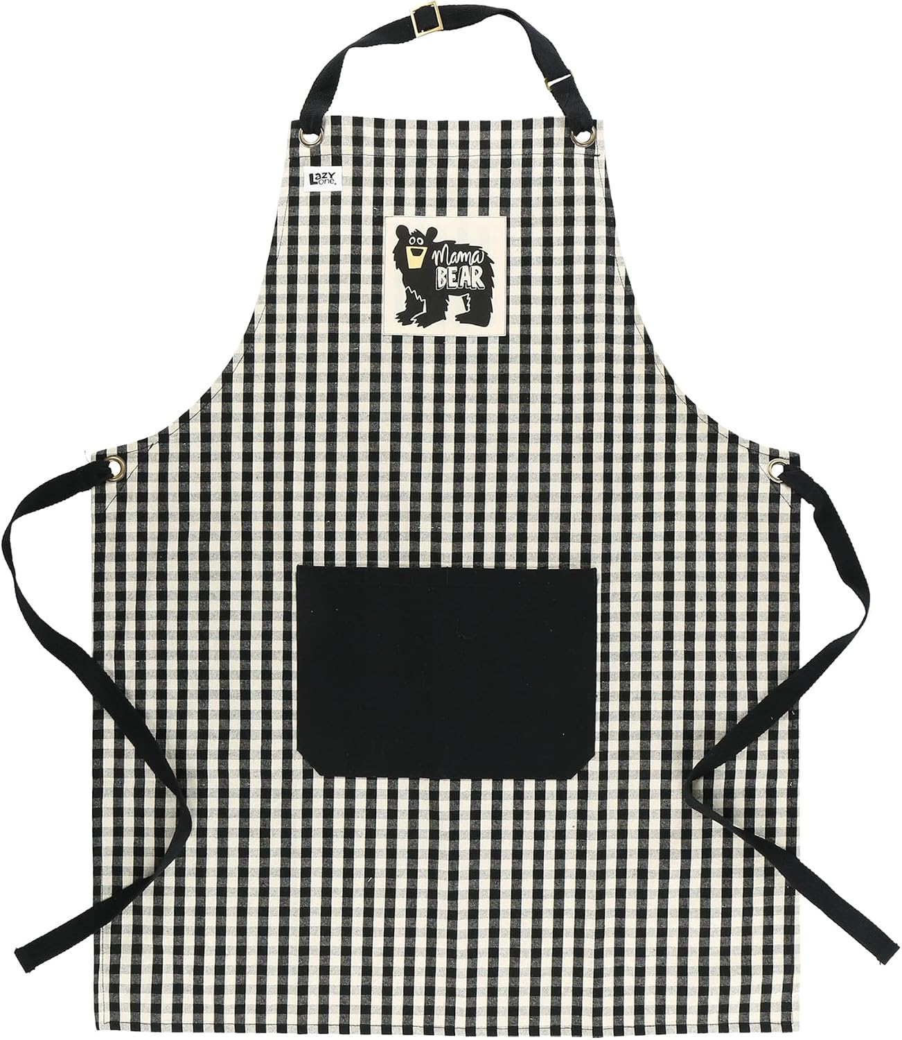 Delantal cocina jardinería algodón tejido ajustable Mamá Oso