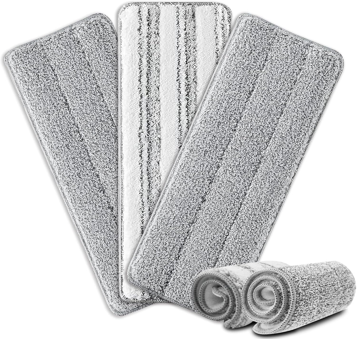 Almohadillas microfibra fregona 3 pzas 33x12.4cm