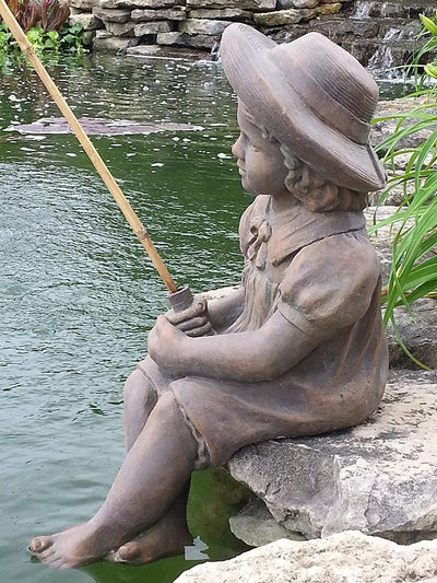 Estatua piedra fundida decoración jardín regalo