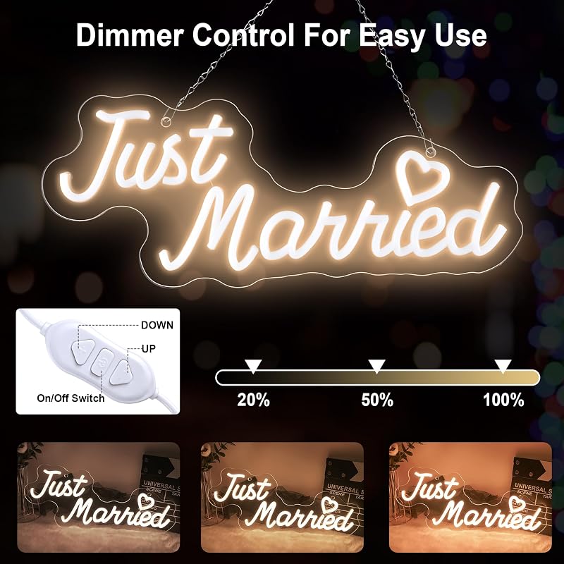 Letrero neón USB para pared dormitorio boda San Valentín