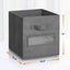 Cubos almacenamiento tela set 8 11" con etiquetas plegables